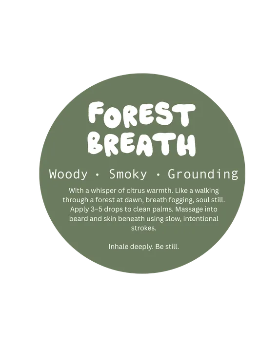 Forest Breath. Woody · Smoky · Grounding